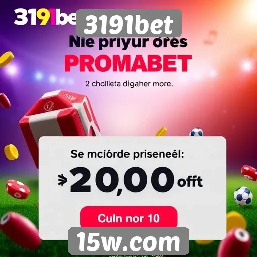 Promoções atraentes disponíveis na 3191bet