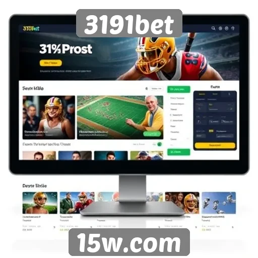 Interface e usabilidade do site 3191bet