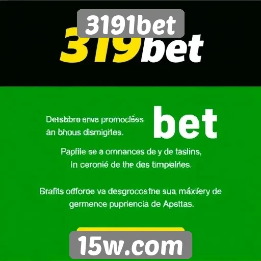 Novas promoções e bônus disponíveis na 3191bet